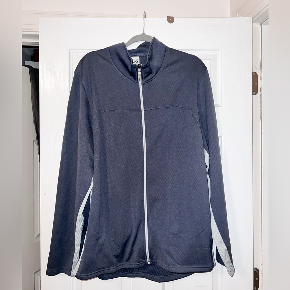 Men’s Alo Coolfit Full Zip Jacket - Charcoal